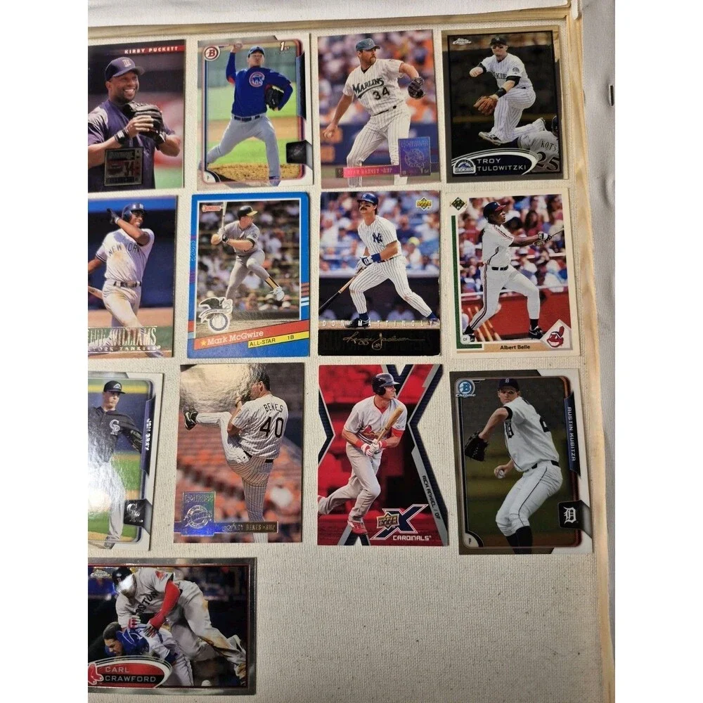 25 Card MLB Baseball Card Lot Barry Bonds Ken Griffey Jr Kirby Puckett Don...
